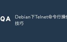 Debian下Telnet命令行操作技巧