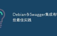 Debian与Swagger集成有哪些最佳实践