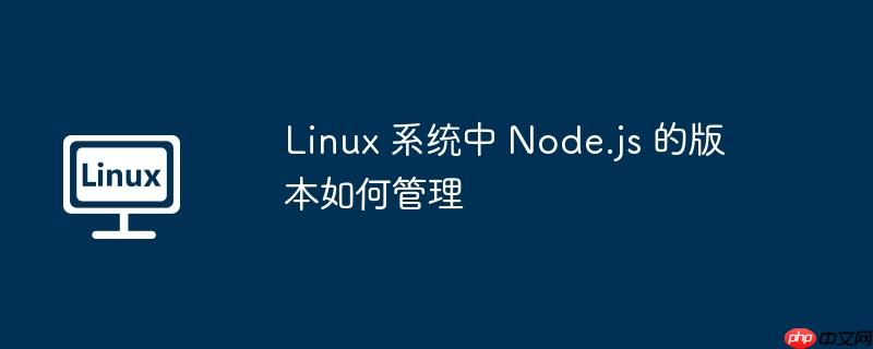 Linux 系統中 Node.js 的版本如何管理-小浪學習網