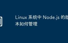 Linux 系统中 Node.js 的版本如何管理