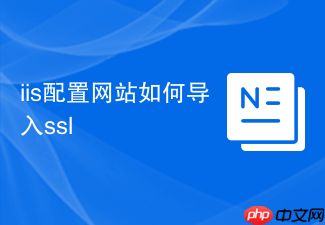 iis配置网站如何导入ssl
