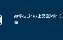如何在Linux上配置MinIO存储