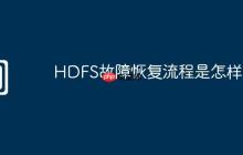 HDFS故障恢复流程是怎样的