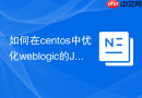 如何在centos中优化weblogic的JVM参数