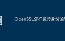 OpenSSL怎样进行身份验证