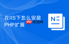 在IIS下怎么安装PHP扩展
