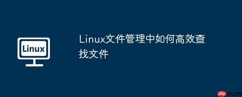Linux文件管理中如何高效查找文件-小浪學習網