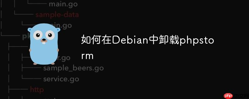 如何在Debian中卸載phpstorm-小浪學習網