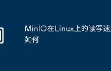 MinIO在Linux上的读写速度如何