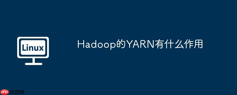 Hadoop的YARN有什么作用 - 小浪云數據