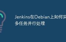 Jenkins在Debian上如何实现多任务并行处理