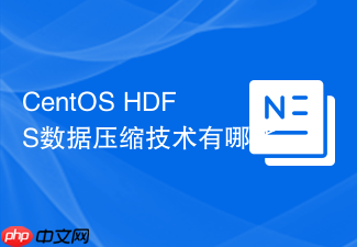 CentOS HDFS数据压缩技术有哪些