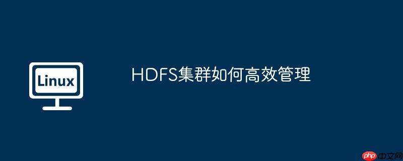 HDFS集群如何高效管理 - 小浪云數據