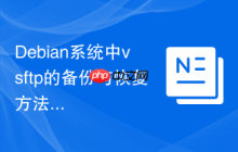 Debian系统中vsftp的备份与恢复方法