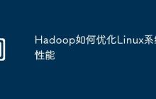 Hadoop如何优化Linux系统性能