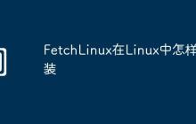 FetchLinux在Linux中怎样安装