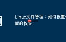 Linux文件管理：如何设置合适的权限