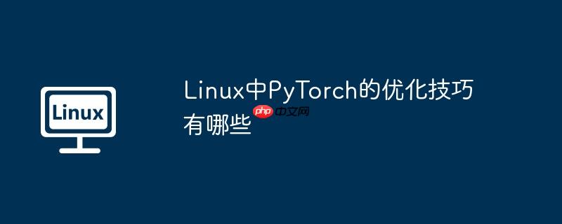 Linux中PyTorch的優(yōu)化技巧有哪些-小浪學(xué)習(xí)網(wǎng)