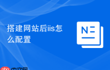 搭建网站后iis怎么配置