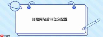 搭建网站后iis怎么配置