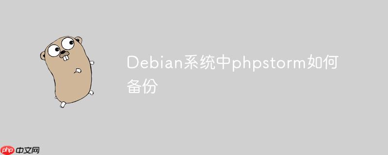 debian系统中phpstorm如何备份
