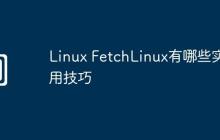 Linux FetchLinux有哪些实用技巧