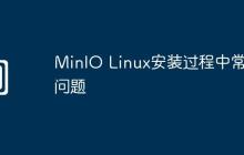 MinIO Linux安装过程中常见问题