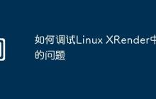 如何调试Linux XRender中的问题