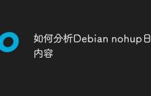 如何分析Debian nohup日志内容