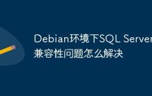 Debian环境下SQL Server的兼容性问题怎么解决