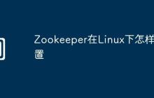 Zookeeper在Linux下怎样配置