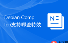 Debian Compton支持哪些特效