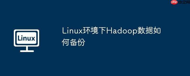 linux环境下hadoop数据如何备份