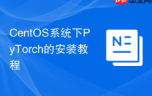 CentOS系统下PyTorch的安装教程