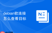 debian软连接怎么查看目标
