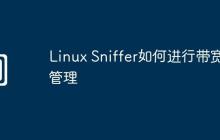Linux Sniffer如何进行带宽管理