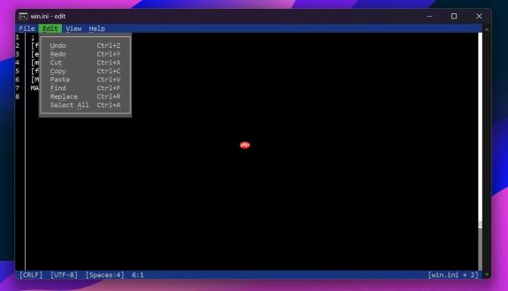 Edit 将成 Win11 默认命令行文本编辑器，不会取代记事本，仅 230