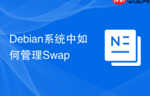 Debian系统中如何管理Swap
