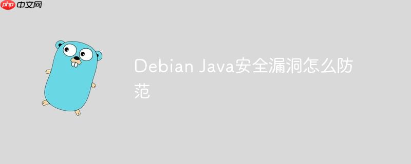 debian java安全漏洞怎么防范