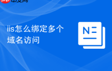 iis怎么綁定多個(gè)域名訪問