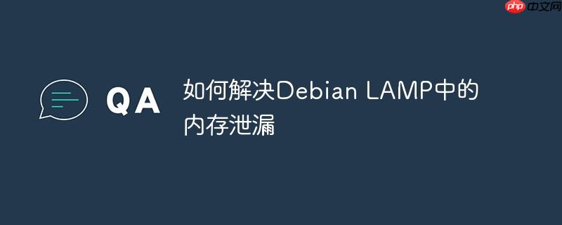 如何解决debian lamp中的内存泄漏