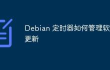 Debian 定时器如何管理软件更新