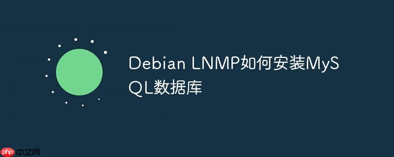 debian lnmp如何安装mysql数据库