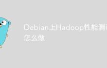 Debian上Hadoop性能测试怎么做