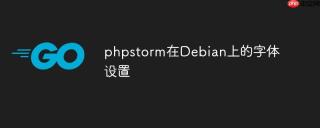 phpstorm在Debian上的字体设置