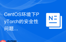 CentOS环境下PyTorch的安全性问题探讨