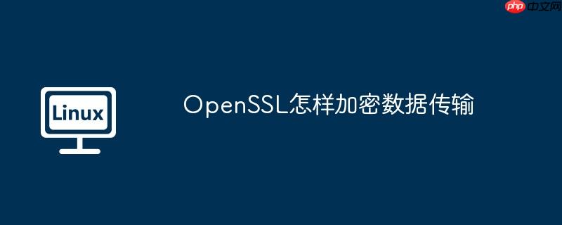openssl怎样加密数据传输