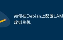 如何在Debian上配置LAMP虚拟主机