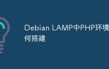 Debian LAMP中PHP环境如何搭建