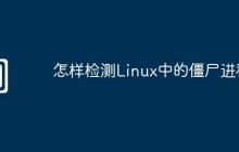 怎样检测Linux中的僵尸进程
